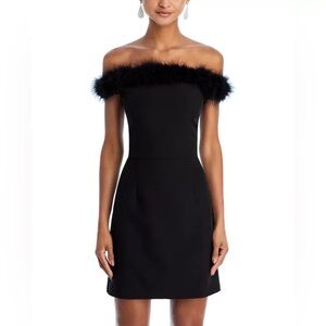 Aqua black dress S NWT